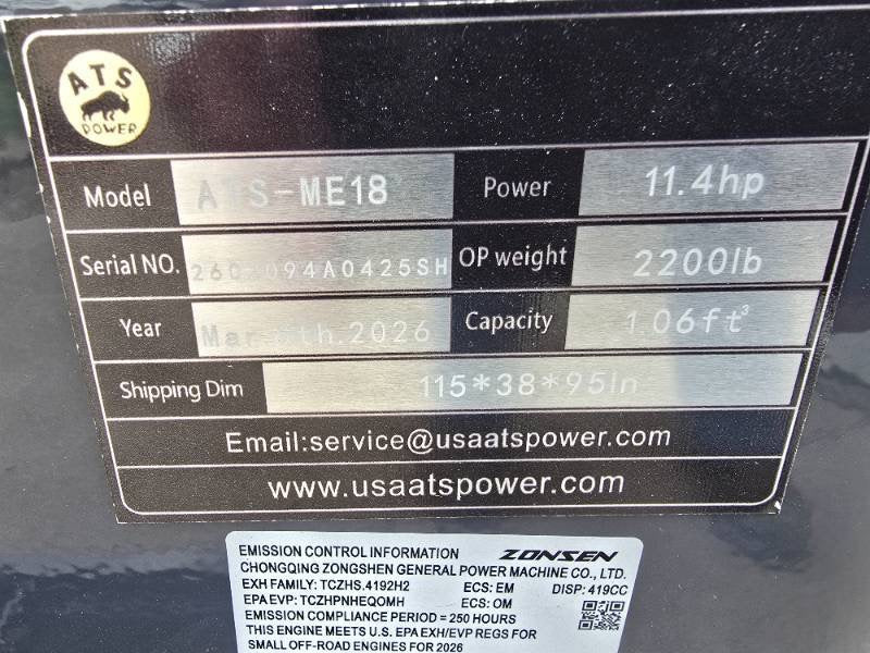 2026 ATS POWER ATS-ME18