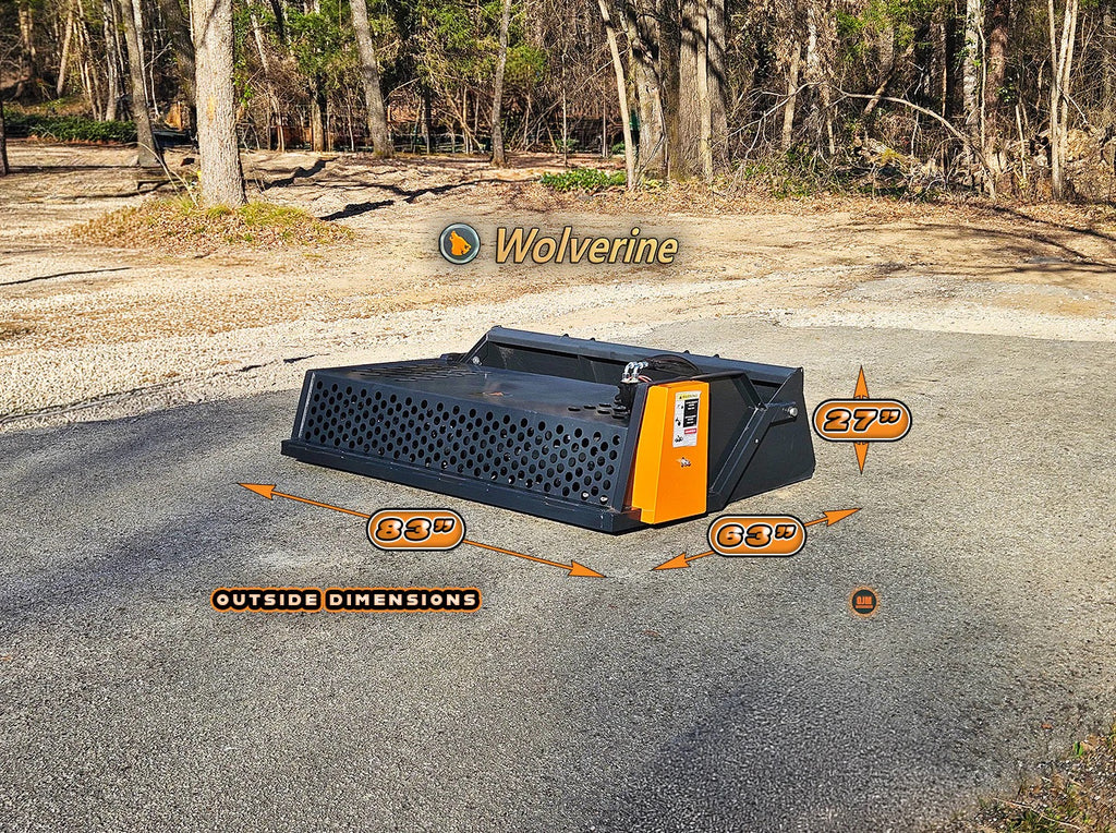Wolverine Skid Steer Rock Rake