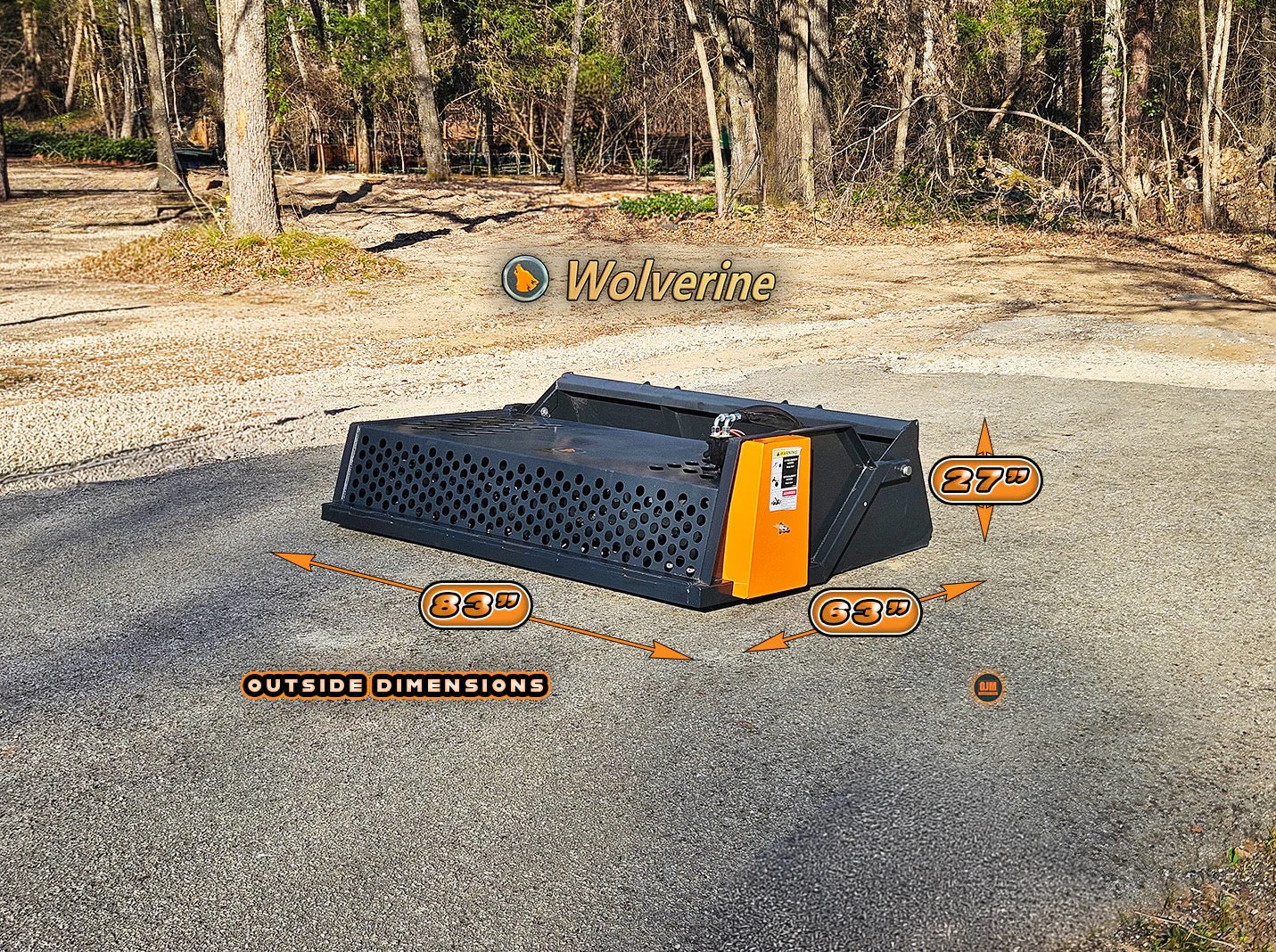 Wolverine Skid Steer Rock Rake